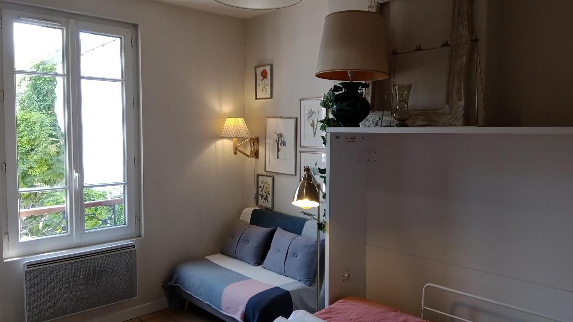 Paris Authentic House Small, Bright And Calm Studio Oda fotoğraf